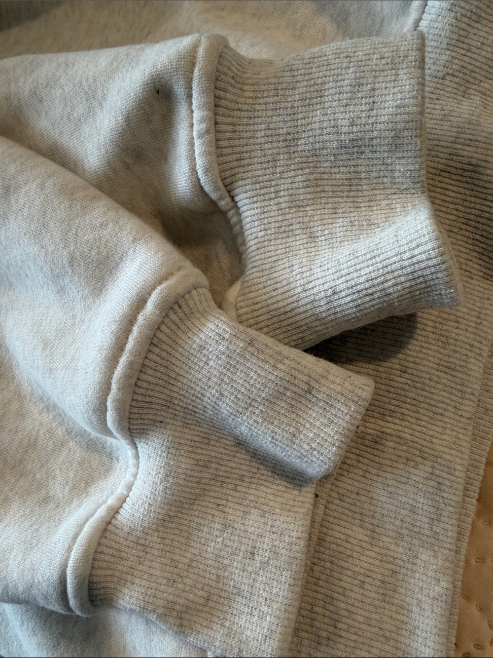 White Fox Light Gray Hoodie Sweatshirt - Picture 4 of 7